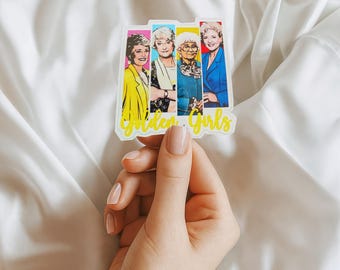 Golden Girls Squad Sticker | 80s Retro TV Show Nostalgia Sticker