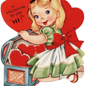 Retro Alla hjärtans dag-kort | Utskrivbart vintage-alla hjärtans dag-kortpaket (digital nedladdning) bild 9
