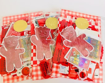 Vintage Girl Red Ephemera Themed Pack | Junk Journal Kit