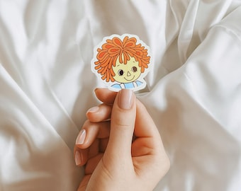 Annie Ragdoll Sticker | Vintage Doll Inspired Sticker