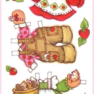 STYCZEŃ Dziennik śmieciowy | Notatnik | Nostalgia lat 80. Paper Dolls