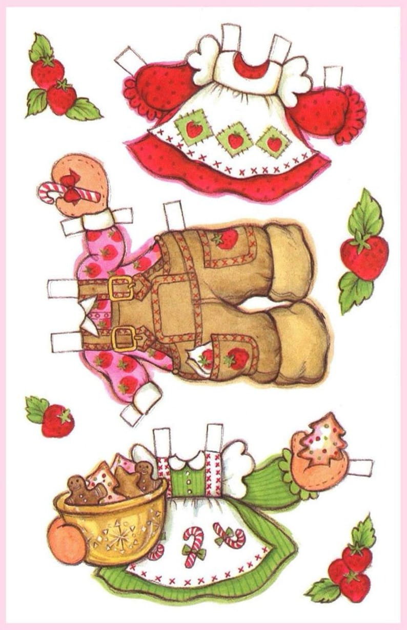 STYCZEŃ Dziennik śmieciowy | Notatnik | Nostalgia lat 80. Paper Dolls