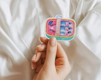 Can of Sardines Star Film Sticker | Cute Stickers
