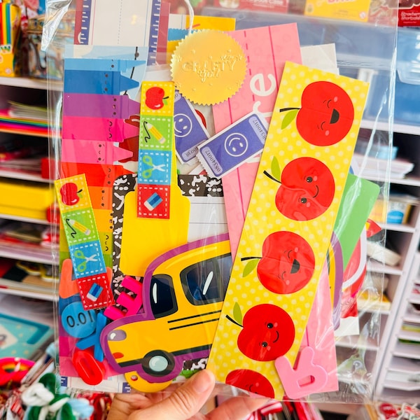 Back to School Junk Journal Mystery Kit | JOURNALING CRAFTING SUPPLIES