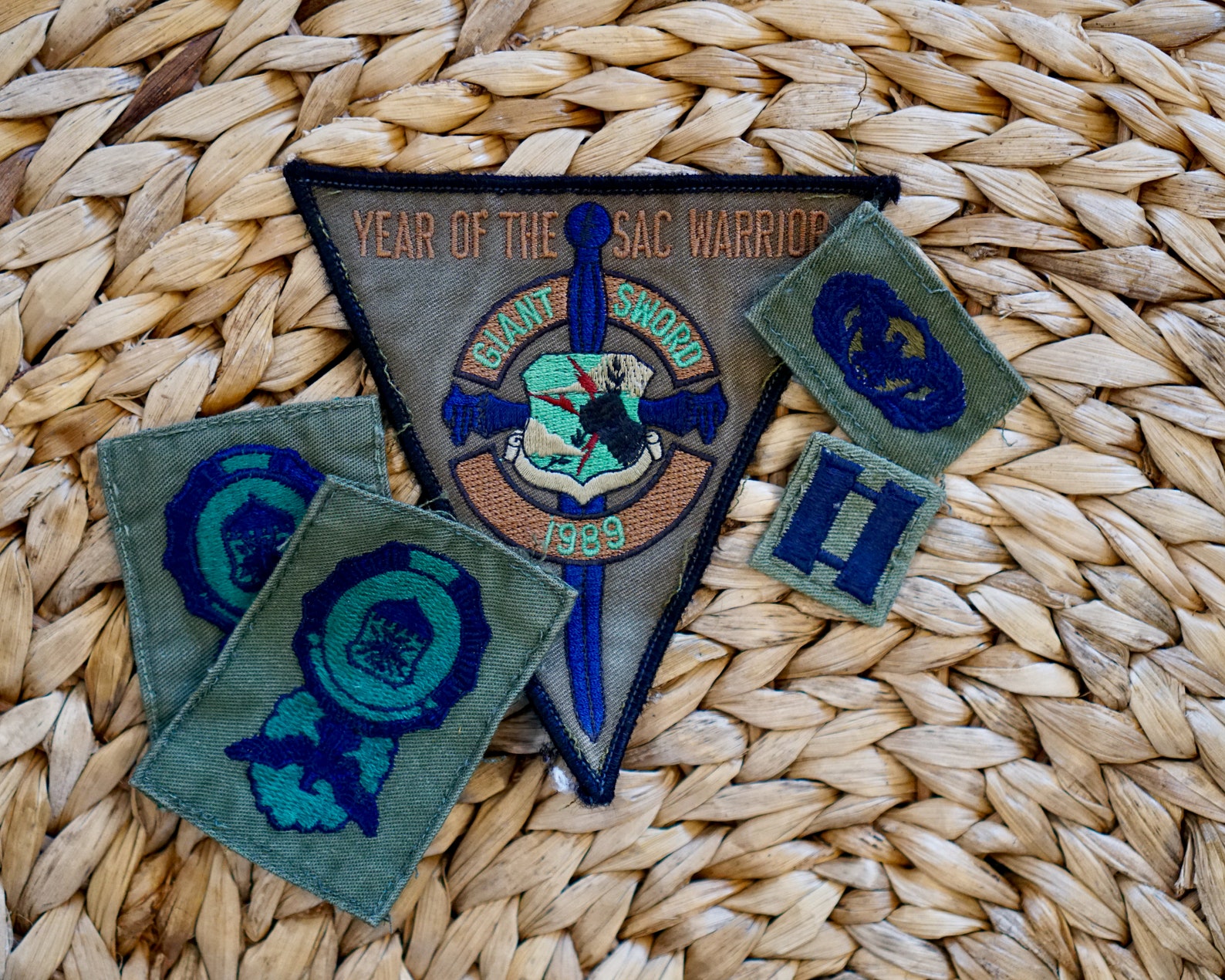 Vintage Military Patches Set of 5 Etsy