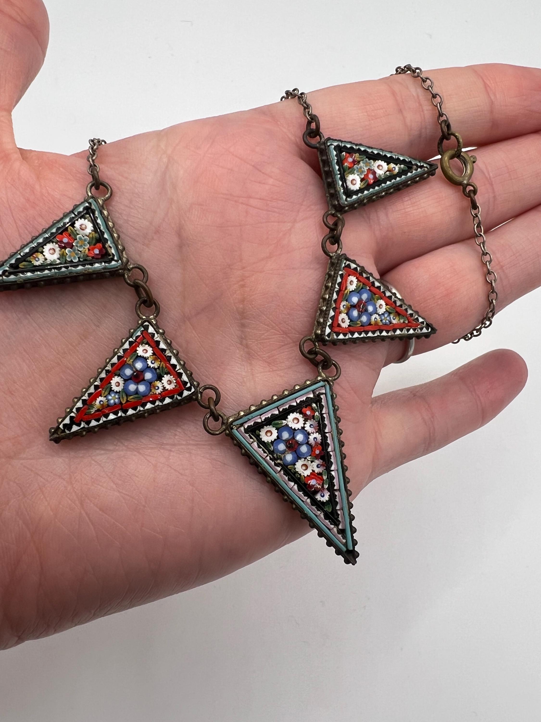 マイクロモザイクネックレス - Etsy 日本