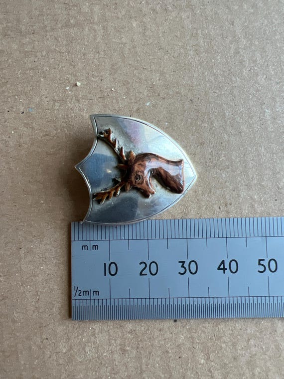 Antique Victorian Enamel Solid Silver Scottish St… - image 9