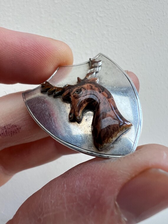 Antique Victorian Enamel Solid Silver Scottish St… - image 5