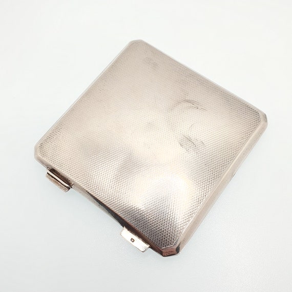Old Vintage Sterling Silver Powder Compact 1946 H… - image 4