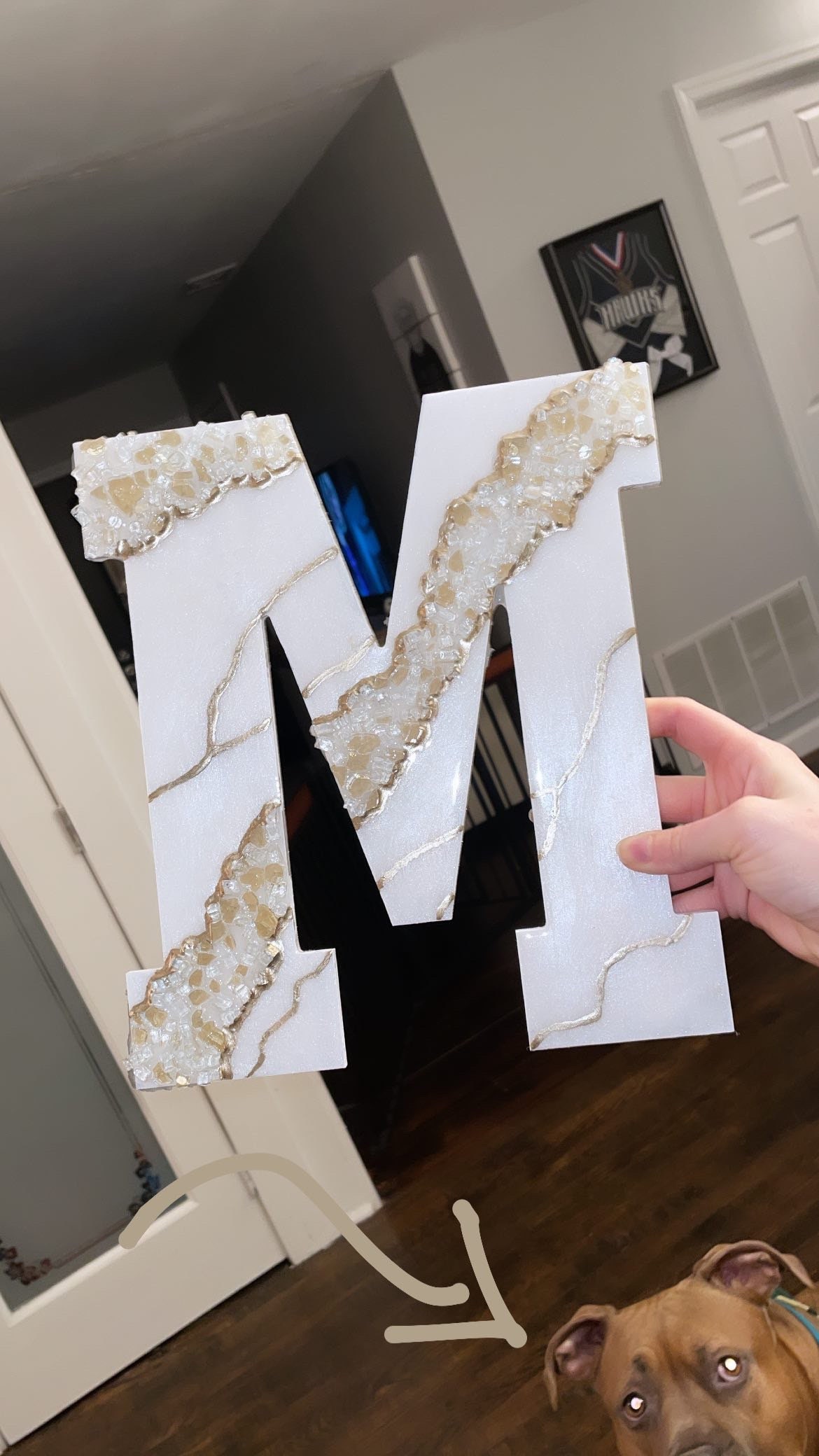 Large Resin Letter Etsy
