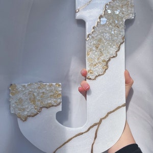 Large Resin Letter