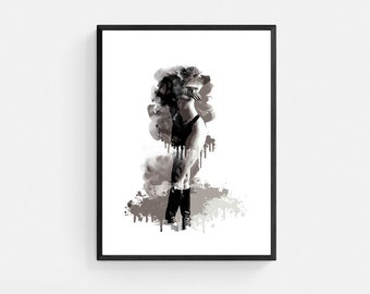Naked Woman Print - Etsy UK