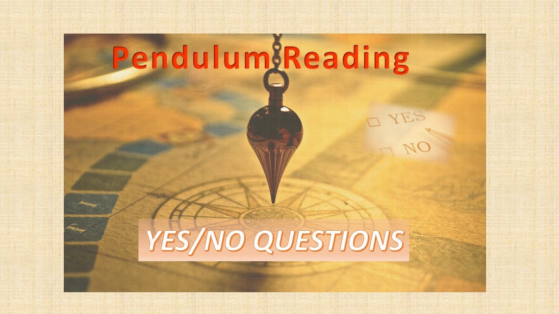 YES / NO Pendulum Reading. Quick and Easy Answers by Email Etsy