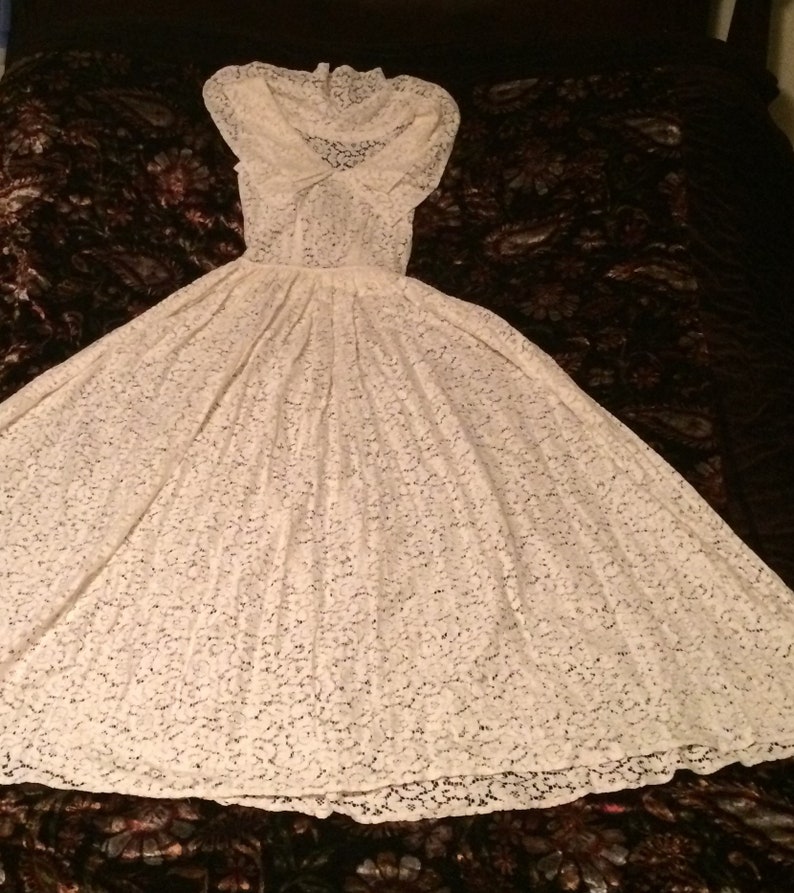 cotton lace gown