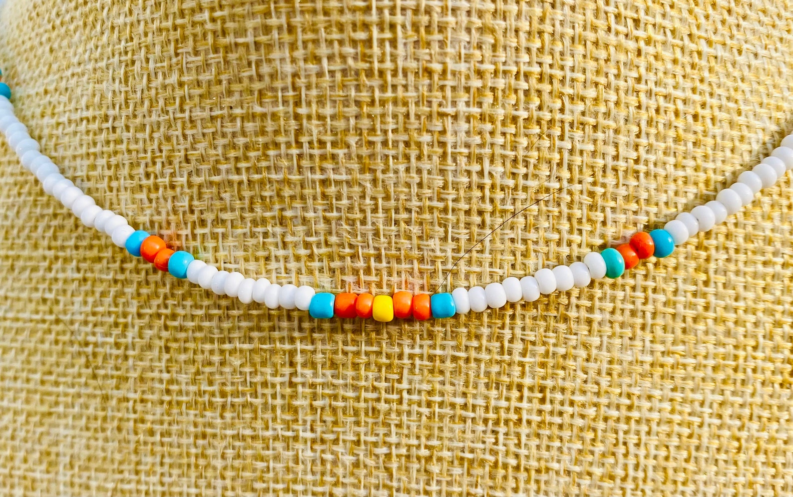 Surfer Style THIN NECKLACE / Choker / Custom Made / One of a Etsy