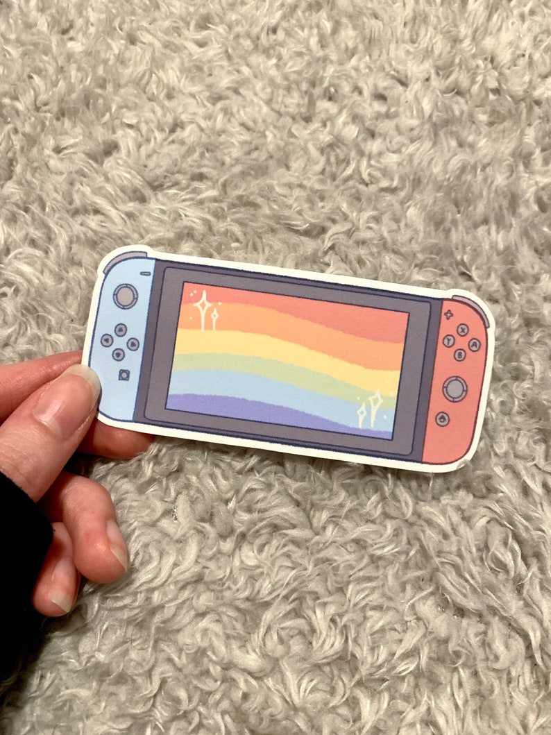 Nintendo Switch Pastel Pride LGBTQ Vinyl Sticker Etsy