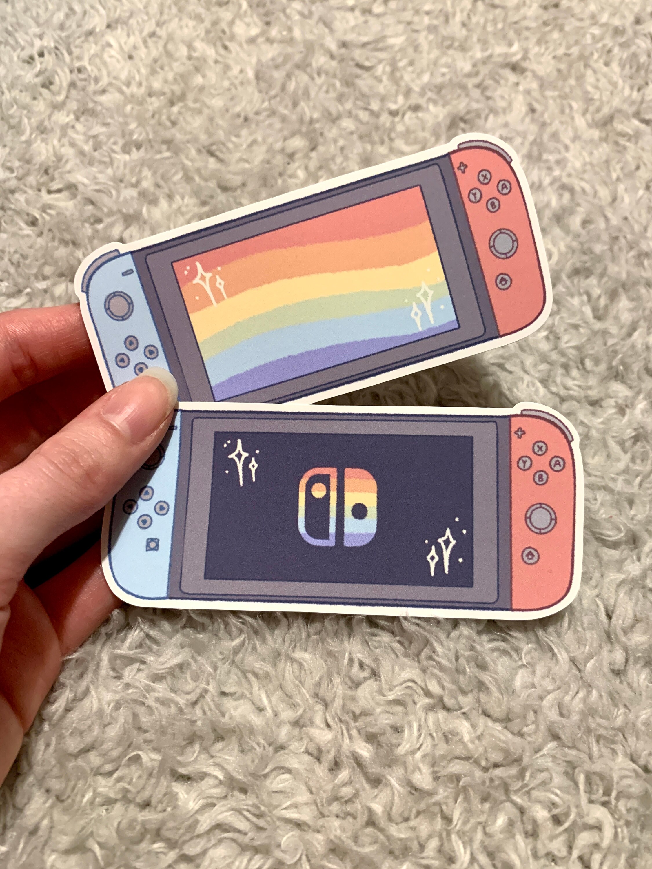 Nintendo Switch Pastel Pride LGBTQ Vinyl Sticker Etsy