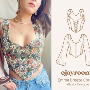 Mood DIY: Free Beaded Crop Top Sewing Pattern