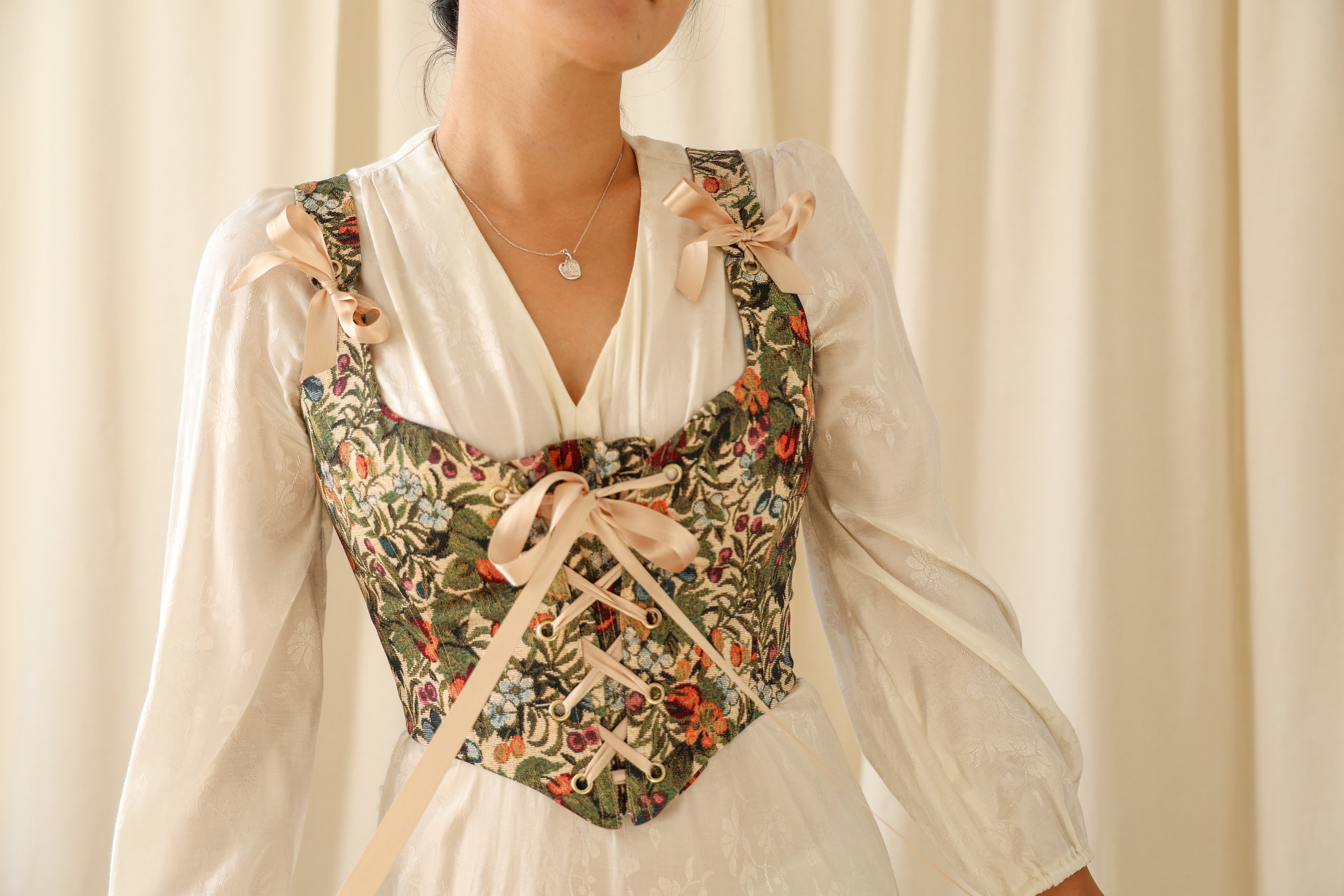 Romantic Cottagecore Corset Top with Sleeveojco0001 PDF A4,A0,LETTER Sewing  Patterns11 Sizes video, Photos Tutorial -  Denmark