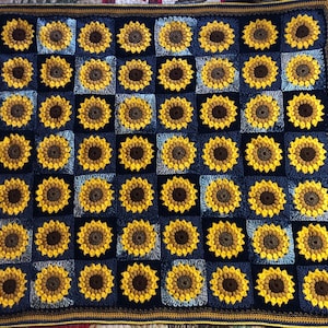 Sunflower Throw Blanket