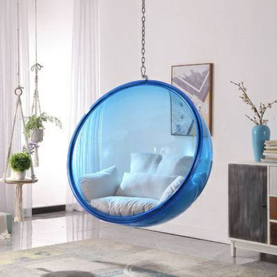 Chaise à bulles Hanging Bubble Chair Etsy