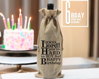 Birthday Wine Gift Bag, Wine Gift, Wine Lover