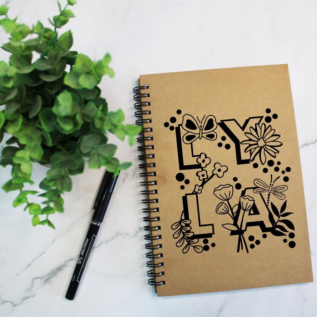 Kraft Notebook, A5 Size Blank Notebook, Sketchbook, Writing and