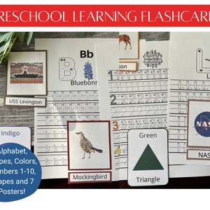 Texas in Nature Alphabet/Numbers FlashCards & Posters PDF