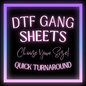 Custom DTF Gang Sheet