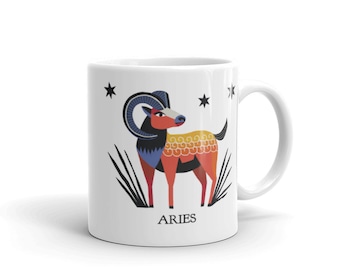 Zodiac! Aries Mug by Nadia Westcott