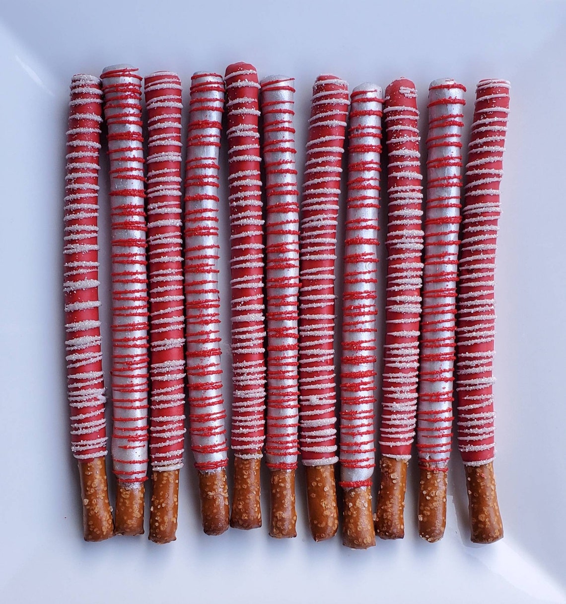 Custom Pretzel Rods 1 or 2 Dozen Etsy