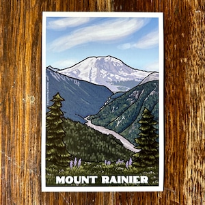 Carte postale du parc national du Mont Rainier - Grade B