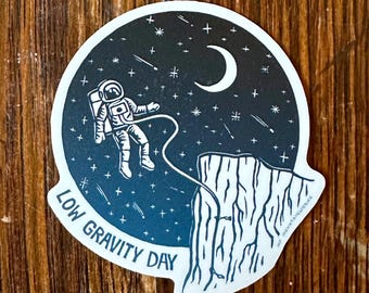Low Gravity Day vinyl sticker