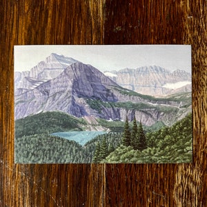 Carte postale Parc national des Glaciers
