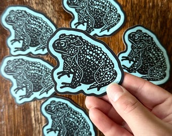 American Toad vinyl sticker