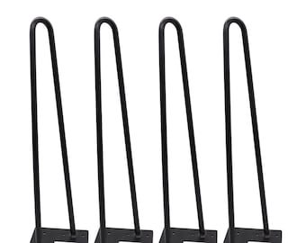 1/2" 2 ROD Hairpin Legs 12" tall