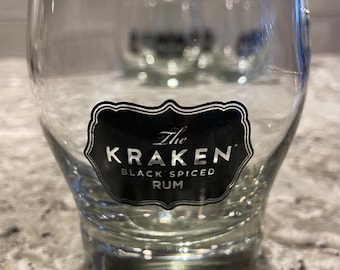 Kracken Black Spied Rum Glasses