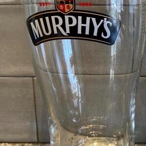 Murphy's Irish Stout Glass - Etsy