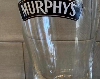 Murphys Irish Stout Pint Glasses.