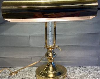 Brass Banker’s/Piano Lamp