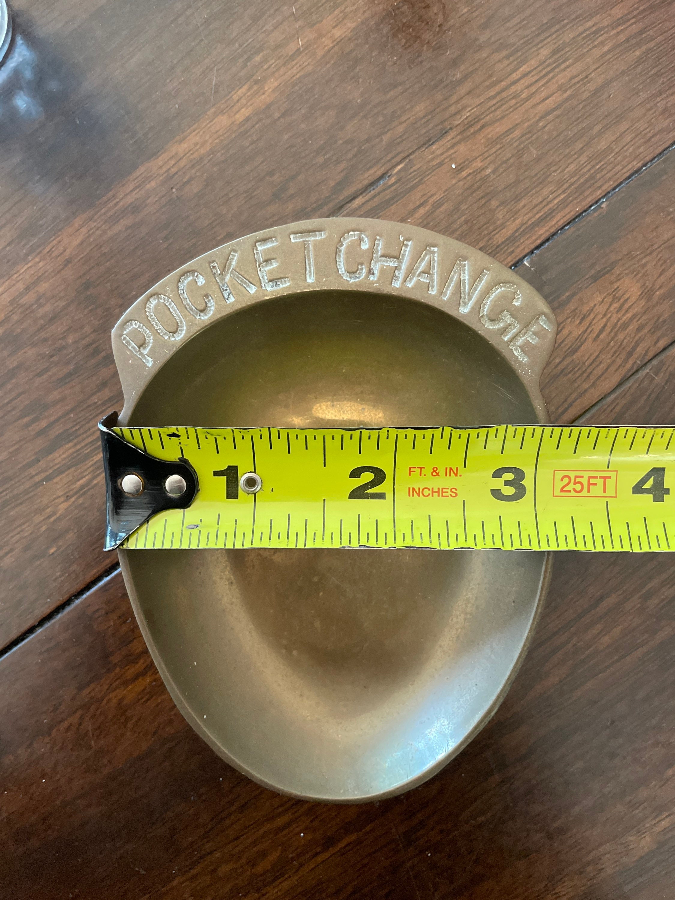 Vintage 1960s Brass Pocket Change Holder Tray Made in India | Etsy