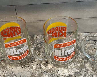 Vintage Burger King Gläser