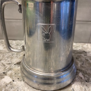 Vintage Playboy Glass-bottomed Stein