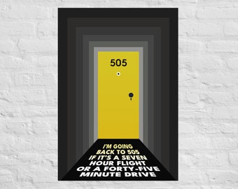 505 Favourite Worst Nightmare Poster, Arctic Monkeys | Minimalist Professional Quality Print