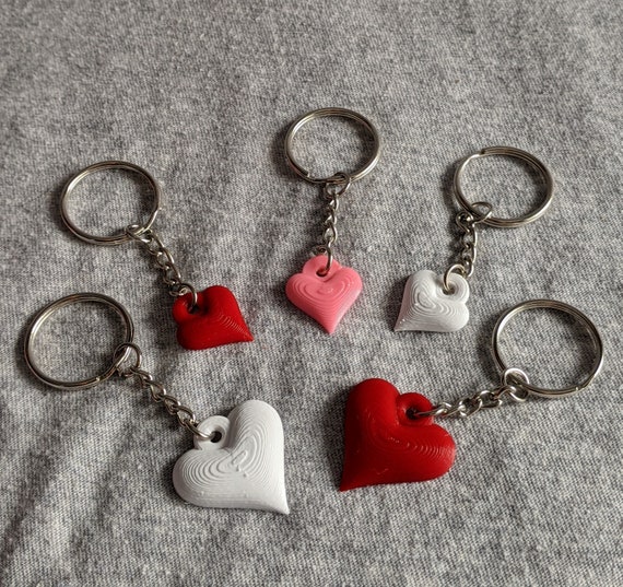 Valentine's Day Fuzzy Heart Key Chain – 2 Girls 1 Shop