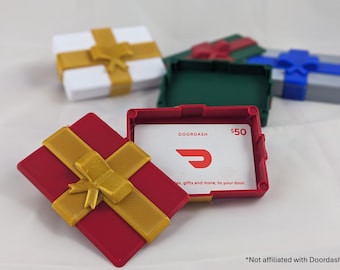 Christmas present gift card box - 3D printed