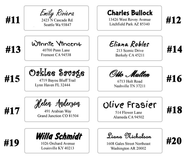Custom Return Address Labels: Minimalist Mailing Stickers - Etsy