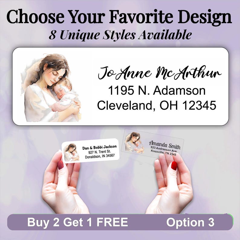 Parent Baby Return Address Labels, Birth Announcement Stickers - Etsy