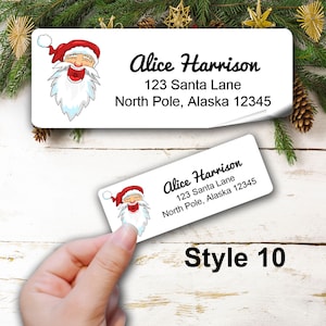 Christmas Address Labels | Buy 2 Get One Free | Return Address or Merge Mailing List | Custom Address Stickers | Personalized Mailing Labels