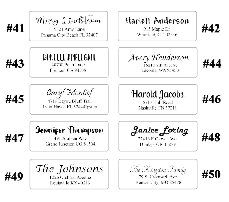Custom Return Address Labels: Minimalist Mailing Stickers, 50 Designs ...